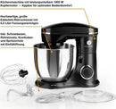 Kochwerk Küchenmaschine Knetmaschine Rührmaschine Edelstahl 1300W 5,5L schwarz-4