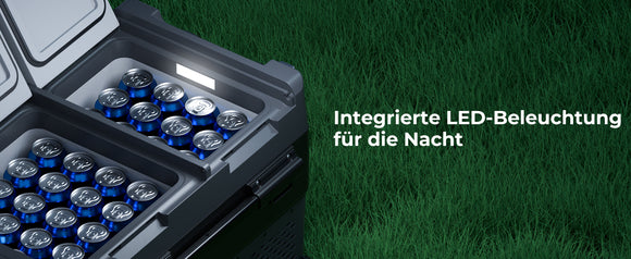 BougeRV CRD2 Kompressor Kühlbox 40L mit Gefrierfach Doppeltür Reise Camping Auto