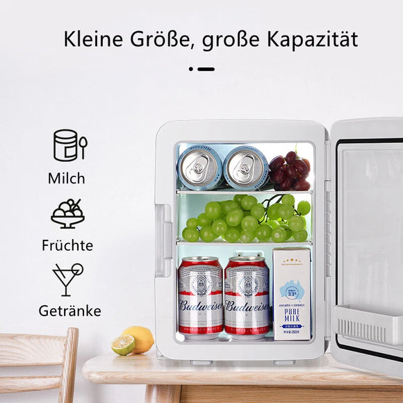 15L Mini Kühlschrank Kosmetik Kühlschrank Minibar Kühlbox kühlen heizen 12V 230V