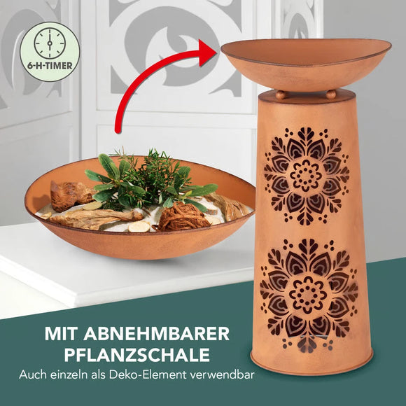 EASYmaxx LED Dekosäule Leuchte Pflanzschale