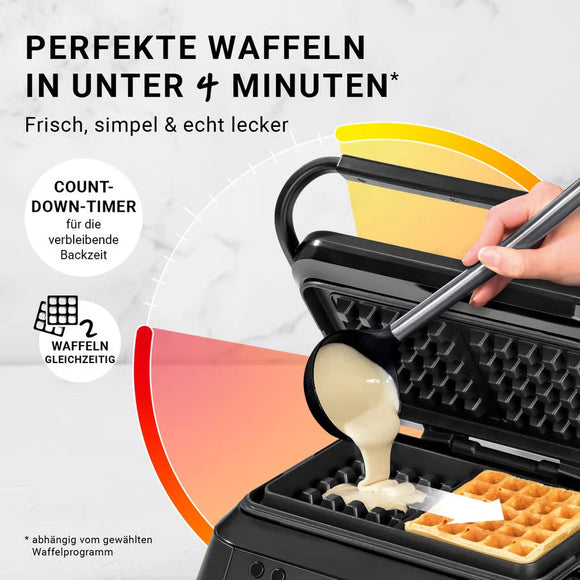 N8WERK Waffeleisen für Belgische Waffeln