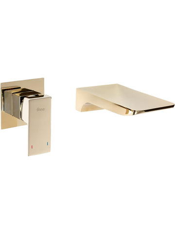 Rea Waschtischarmatur MASON GOLD Wasserhahn Bad Badarmatur Gold Glänzend