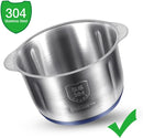 Elektrischer Fleischwolf Mixer Zerkleinerer mit 5L Edelstahl-Schüssel 500W-8