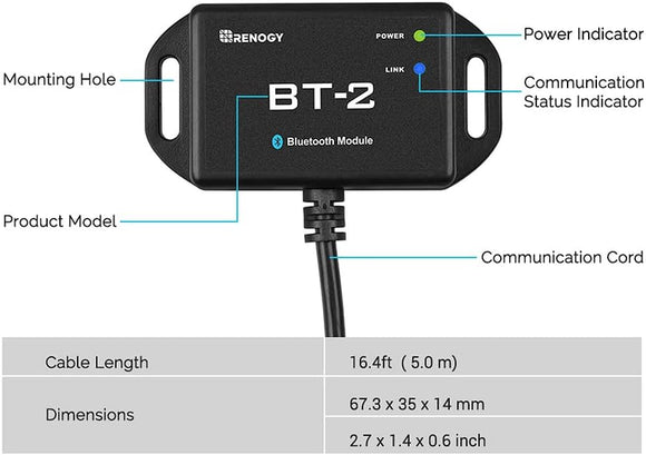 RENOGY BT- 2 Bluetooth Module