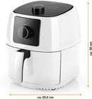 KOCHWERK Digitale Heißluftfritteuse 5L Grillen Backen & Erhitzen mit Timer 1400W-8