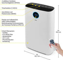 N8WERK Luftreiniger Mittel HEPA Filter Ionisator Aktivkohle UV-Licht Pollenfilter-4