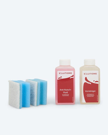 Antirutsch Fluid Set mit Schwämmen Rutschhemmung