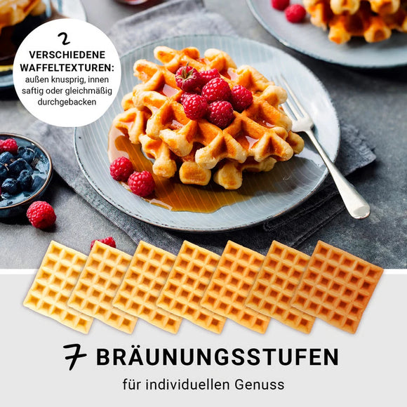 N8WERK Waffeleisen für Belgische Waffeln