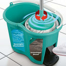 Wischmop Bodenwischer Set 2 Kammer Power Filtersystem Wischen Putzeimer Mopp-3