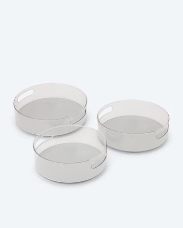 Kaufen grau Schrankkarussell 3tlg. Rund Drehbarer Organizer Küchenschrank 360° Regal Vorrat