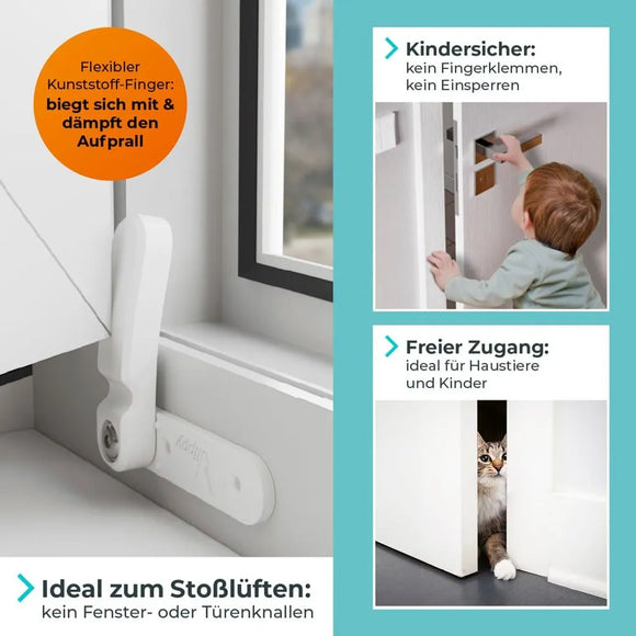 Vlippy Tür- & Fensterstopper 4 Stück