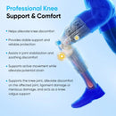 Kniebandage Knieorthese Scharniergelenk Sport Kniestütze Schoner Verstellbar-6