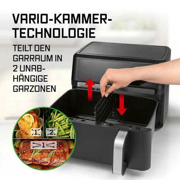 GOURMETmaxx Heißluftfritteuse AirGenius XXL 10L