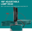 Akku Strahler LED Arbeitsleuchte 18V Kabellos Flutlicht kompatibel mit Makita-5