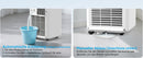 DR.PREPARE Mobiles Klimagerät 7000 BTU 4 in 1 Mobile Klimaanlage Fernbedienung-14