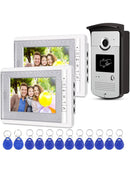 uoweky Home Intercom Video-Türsprechanlage RFID-Kamera Zutrittskontrollsystem-1