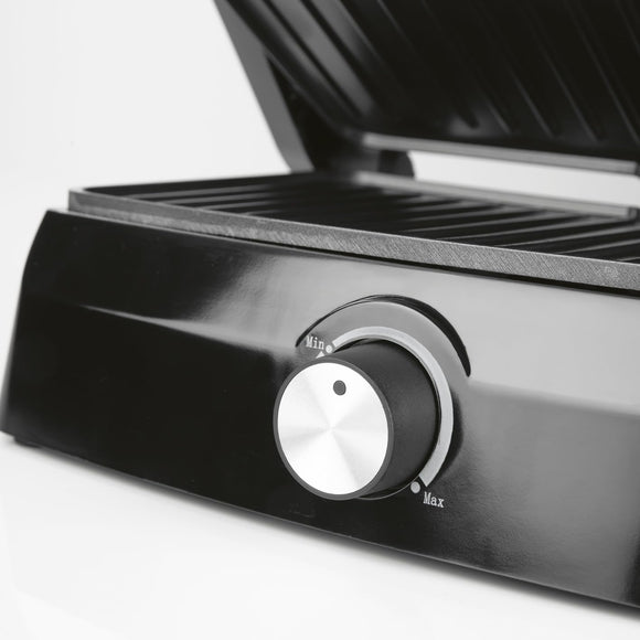GOURMETmaxx Kontaktgrill mit Antihaftbeschichtung 1000W 180°-Öffnung Cool-Touch