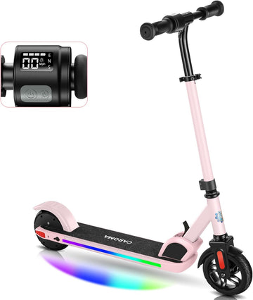 Kaufen rosa Caroma E Scooter Kinder von 8-12 Jahren 150W 16 km/h 60 min Fahrzeit Faltbar