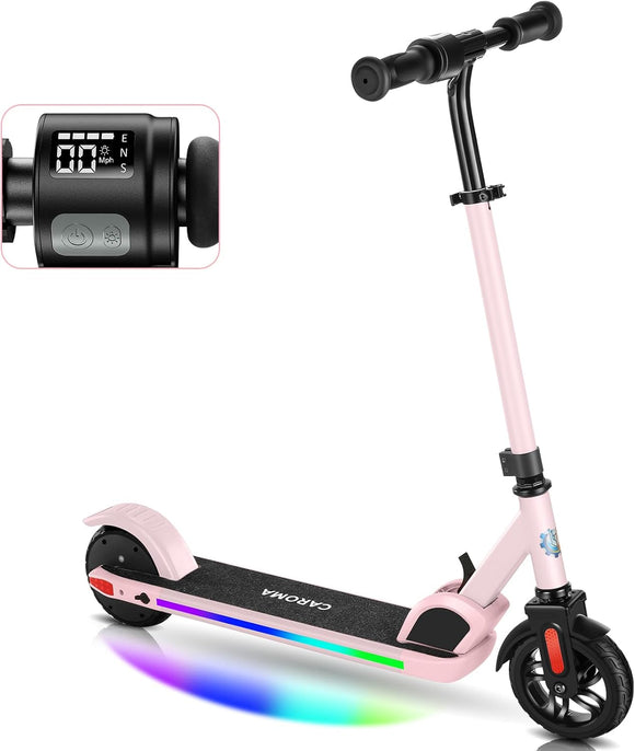 Caroma E Scooter Kinder von 8-12 Jahren 150W 16 km/h 60 min Fahrzeit Faltbar