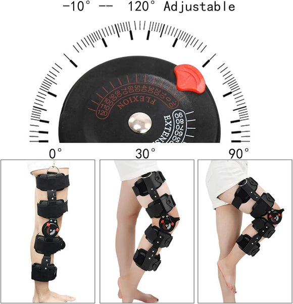 Kniebandage Knieorthese Scharniergelenk Sport Kniestütze Schoner Verstellbar