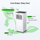 DR.PREPARE Mobiles Klimagerät 7000 BTU 4 in 1 Mobile Klimaanlage Fernbedienung-8