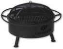 Landmann Feuerschale mit Grillrost Ø 78cm Feuerkorb Stahl Holzkohlegrill Schwarz-1