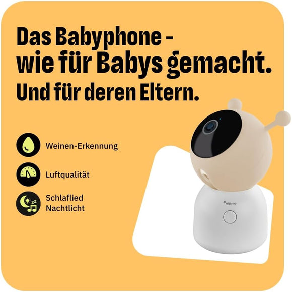 Omajin OBC-01-EC Baby-Kamera mit 64GB-SD-Karte ‎Wi-Fi