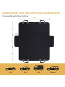 Toozey Hundedecke Auto Rückbank mit Seitenschutz Wasserdicht Kratzfest 147x137 cm-5