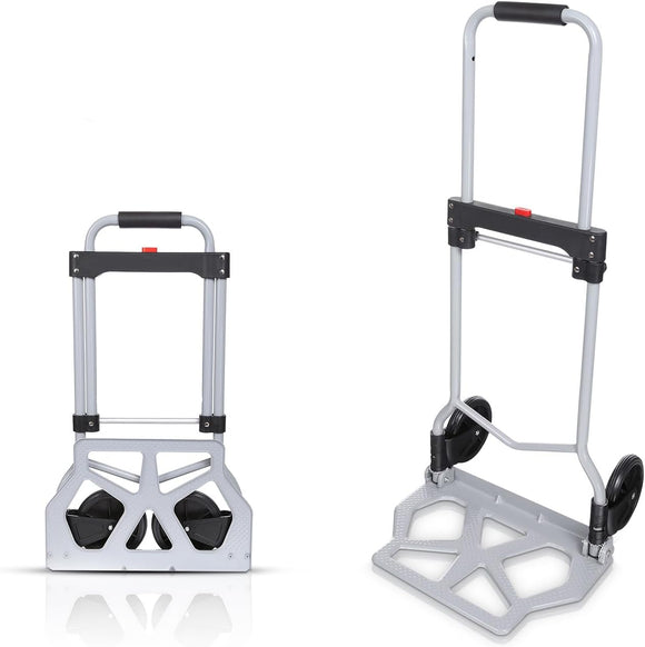 Sackkarre Alu Transportkarre klappbar Langer Teleskopgriff 100cm bis 120 kg