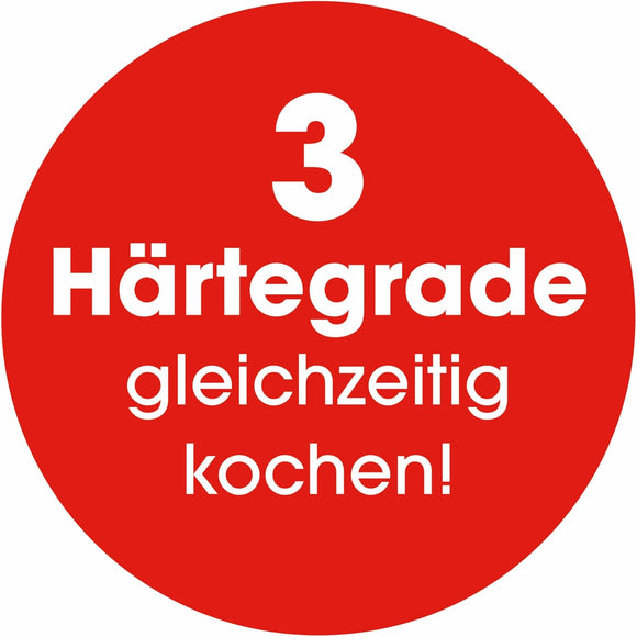 GOURMETmaxx Sprechender Eierkocher für 6 Eier mit Eierstecher und Messbecher
