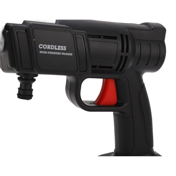 Akku-Hochdruckreiniger Kabellos 600W 350 PSI mit Schlauch und 2x 1500mAh Akkus
