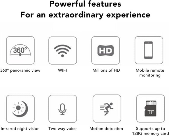 Überwachungskamera 1080P High-Definition Wasserdicht WiFi 4G Nachtsicht APP