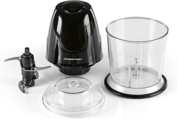 GOURMETmaxx Multizerkleinerer elektrisch Zwiebel Kräuter Zerkleinerer 300W