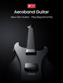 AeroBand Akustik-Elektro-Reisegitarre Saitenlos Abnehmbares Griffbrett Schwarz-2