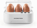 GOURMETmaxx Sprechender Eierkocher für 6 Eier mit Eierstecher und Messbecher-1