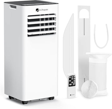 DR.PREPARE Mobiles Klimagerät 7000 BTU 4 in 1 Mobile Klimaanlage Fernbedienung