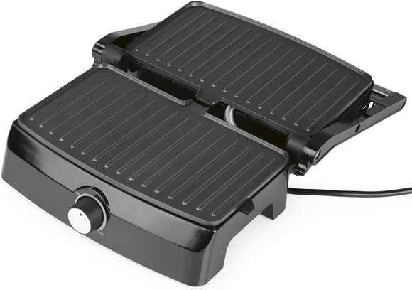 GOURMETmaxx Kontaktgrill mit Antihaftbeschichtung 1000W 180°-Öffnung Cool-Touch
