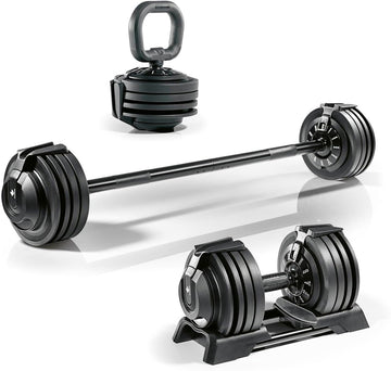 FitEngine Multifunktionshantel Set Hantelscheibe Gewichte von 3-24kg Verstellbar