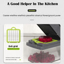 Veggie Manueller Gemüseschneider 14-in-1 Kartoffelschneider Messerreibe Edelstahl-3