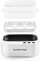 GOURMETmaxx Sprechender Eierkocher für 6 Eier mit Eierstecher und Messbecher-4