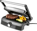 GOURMETmaxx Kontaktgrill mit Antihaftbeschichtung 1000W 180°-Öffnung Cool-Touch-1