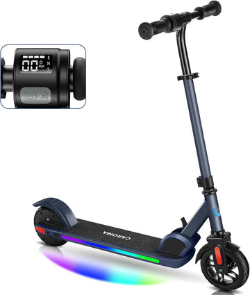 Kaufen blau Caroma E Scooter Kinder von 8-12 Jahren 150W 16 km/h 60 min Fahrzeit Faltbar