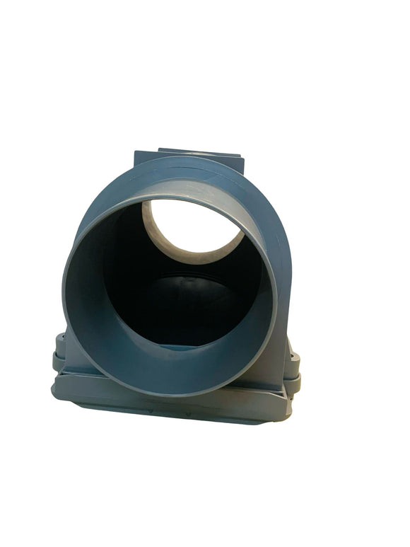 First Plast nrc140g Rückstauklappe aus PVC zum Kleben Grau Durchmesser 140 mm