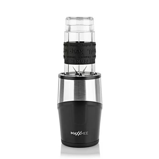 MAXXMEE Smoothie Maker Mixer 8-tlg. inkl. 3 Behälter 300W Schwarz
