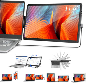 Tragbarer Monitor für Laptop 11,6 Zoll Rotierend Display Bildschirm für Laptop