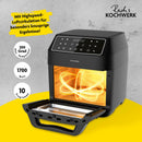 Rachs KOCHWERK Heißluftofen 12L Heißluftfritteuse Backofen Touch 10 Programme-2