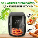 MAXXMEE Heißluft-Fritteuse Digital 3L Heißluftofen, Grill & Fritteuse 1300W-5