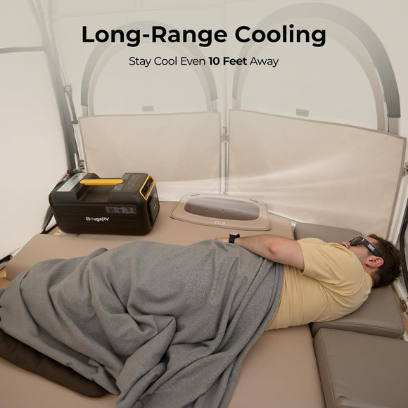 BougeRV Mobile Klimaanlage 3500 BTU 5in1 Camping Zelt 240V Klimagerät mit Griff