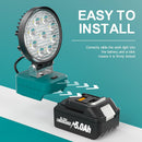 Akku Strahler LED Arbeitsleuchte 18V Kabellos Flutlicht kompatibel mit Makita-4