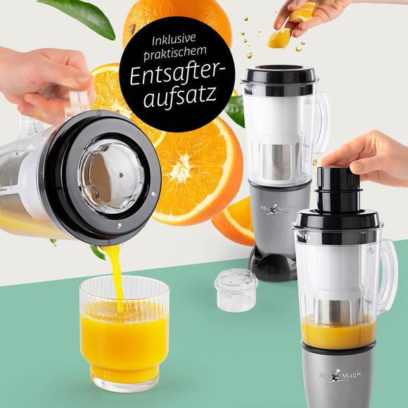 GOURMETmaxx Mr Magic Standmixer Smoothie Maker Obst Entsafter Saftpresse Mixer